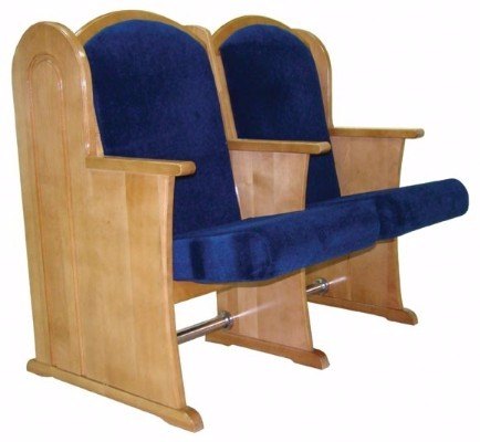 כסאות בית כנסת -דגם פיתוחי חותם -גב עגול
