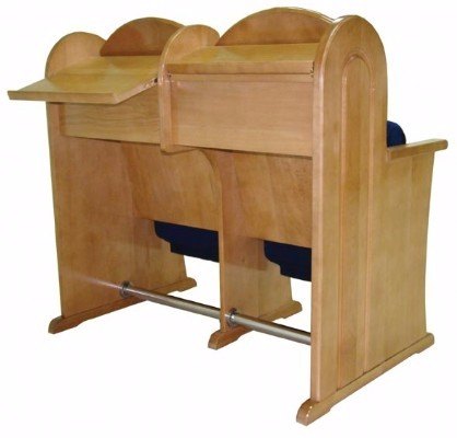 כסאות בית כנסת -דגם פיתוחי חותם -גב עגול